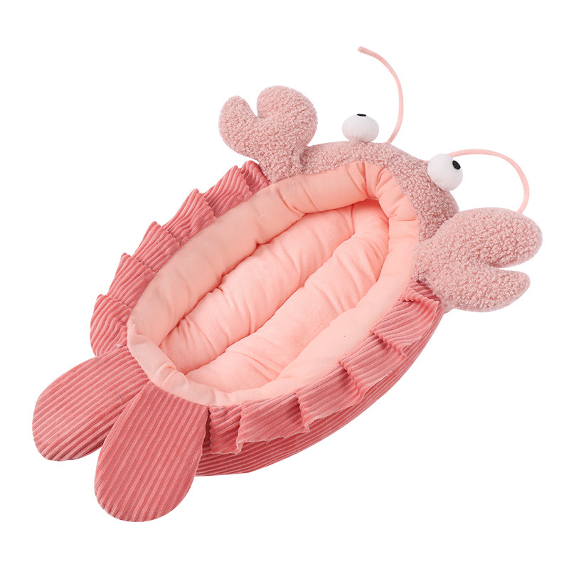 Open Lobster Shaped Cat Bed Pet House For Summer - Image 5