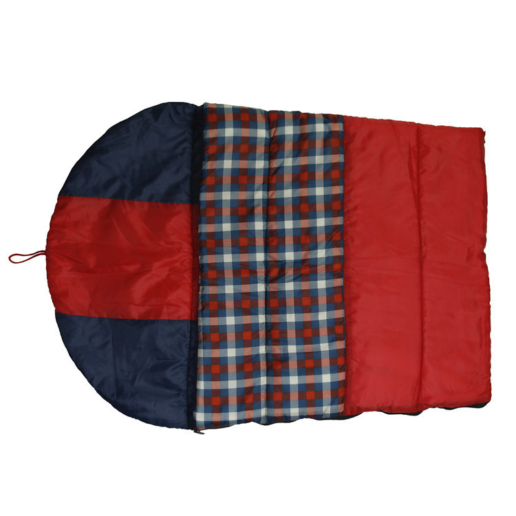 Plaid Print Dog Sleeping Bag Red Green 69x93x58cm - Image 5
