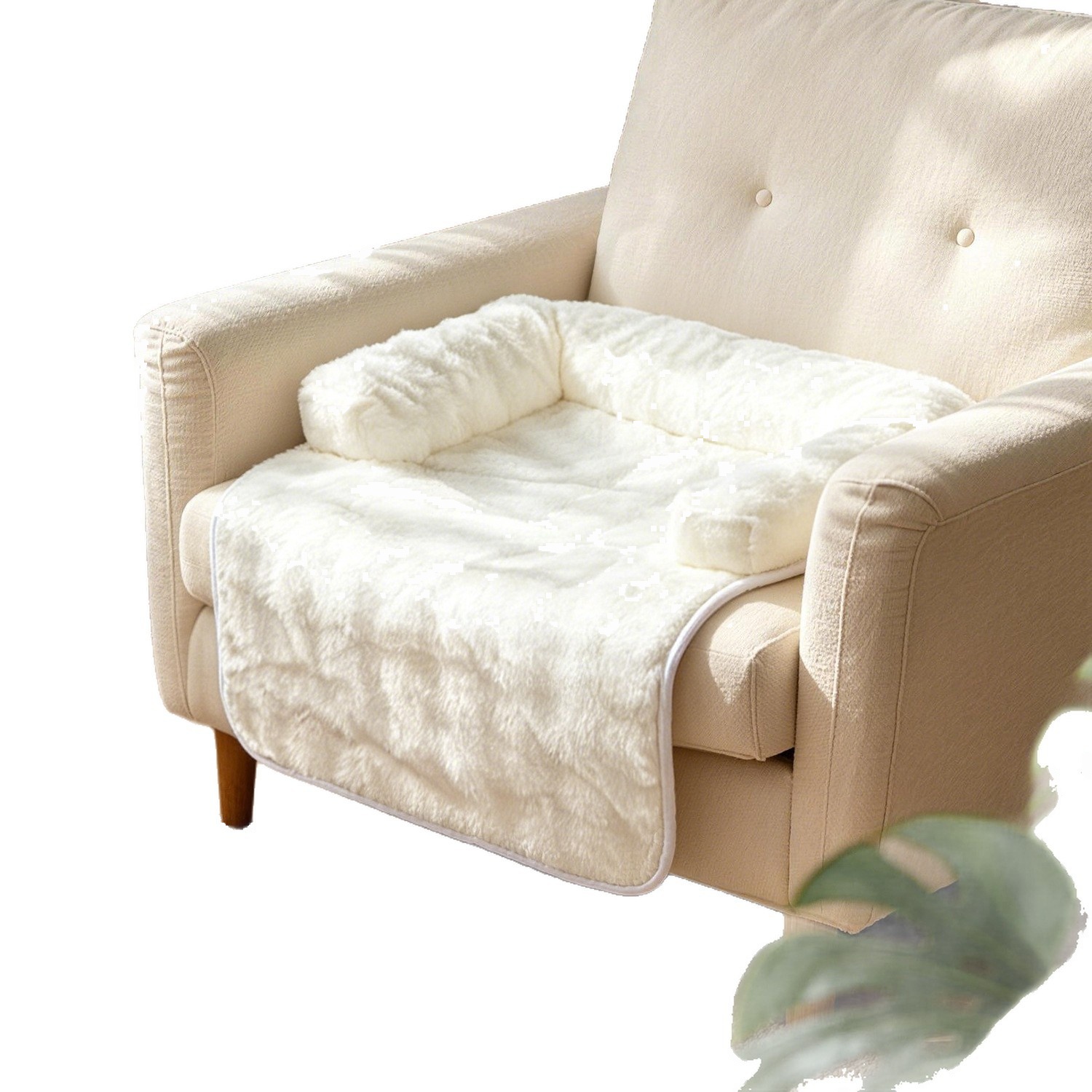 Warm Plush Sofa Bed Mat For Pets - Image 5