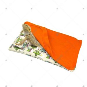 Reptile Sleeping Bag With Pillow Canvas 21x33cm