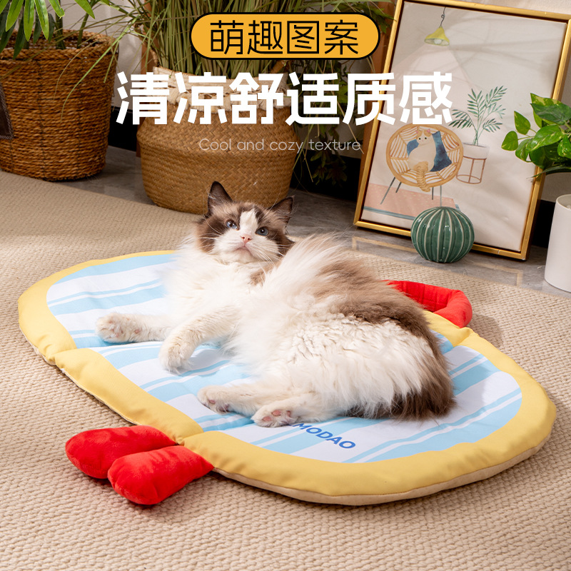 Cartoon Big Eye Washable Pet Mat For Cats Dogs - Image 2