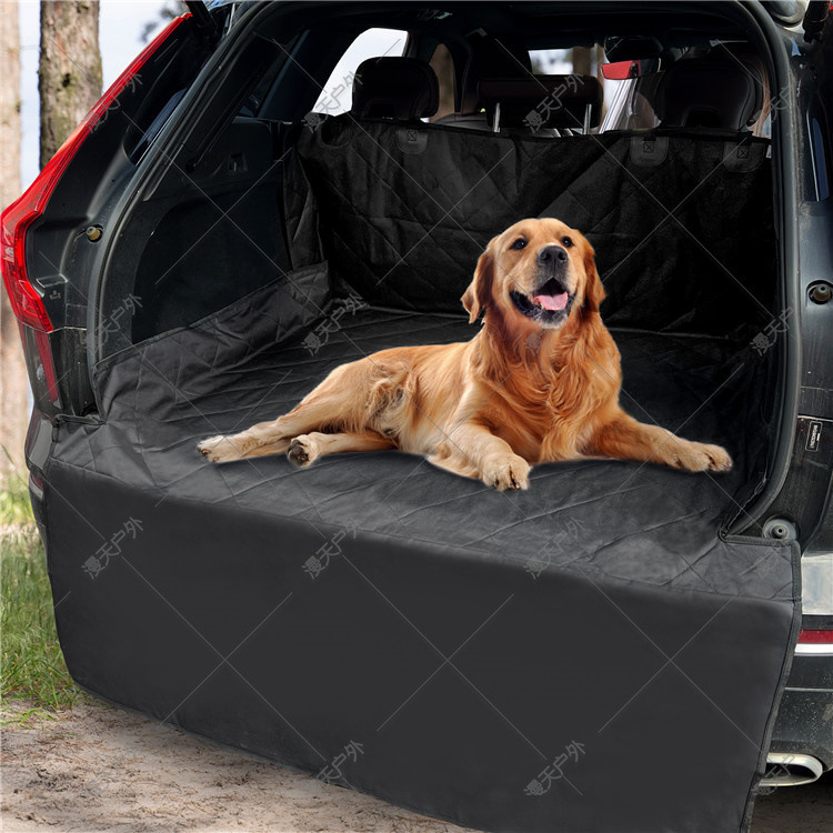 Quilted Dog Car Boot Mat For Rear Cargo And Back Seat - Image 4