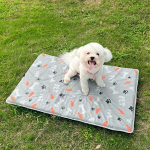 Fleece Pet Mat Machine Washable Anti-Slip 60x90cm