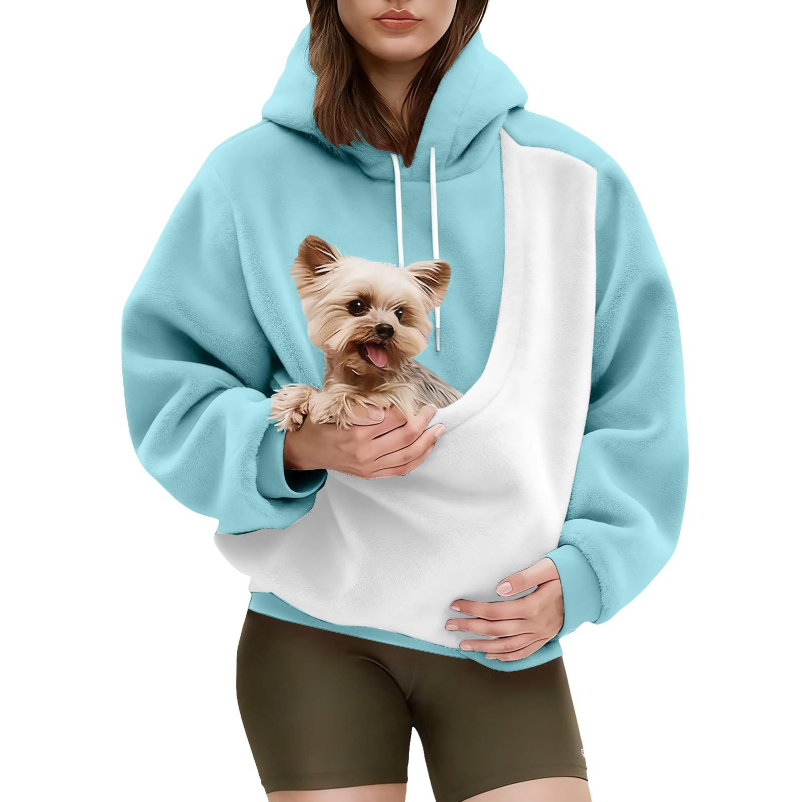 Women's Flannel Loose Sweatshirt Long-Term Stock Supply - wholesale Pet Apparel & Accessories