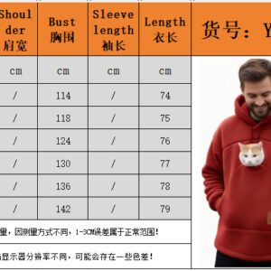 Matching Human-Pet Fleece Hoodie Set — Red