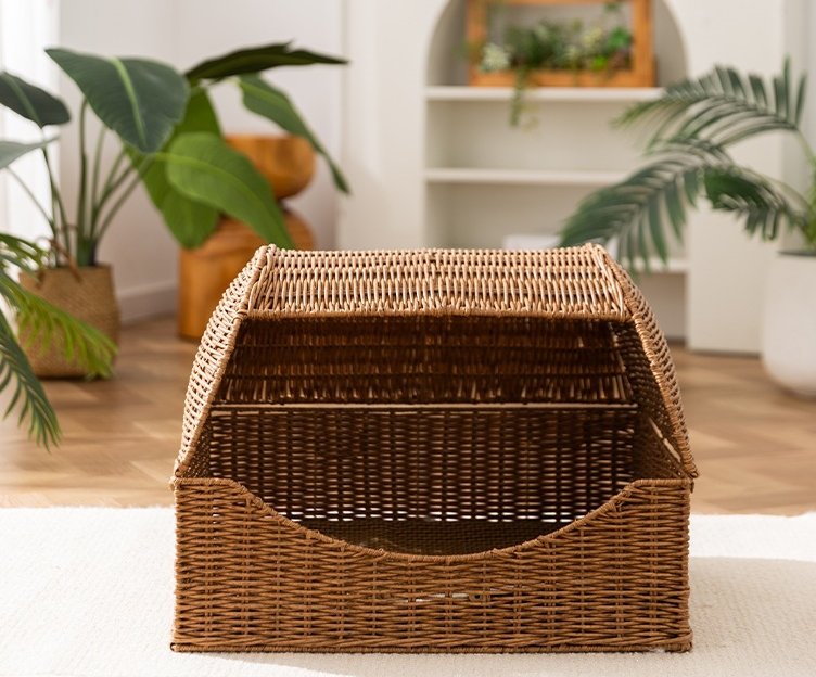 Enclosed Cave Dog House Bed #1757