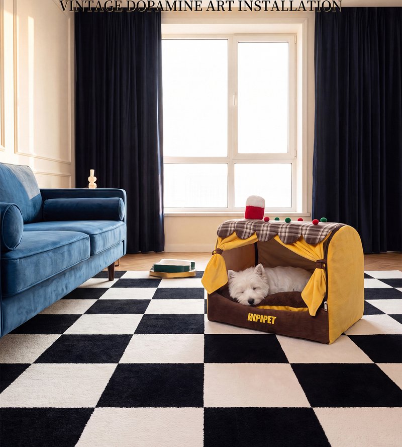 Enclosed Cave Dog House Bed #677